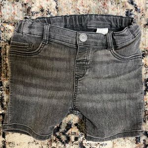 H&M 2T black jean shorts